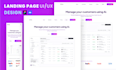 create high conversion figma landing page UI UX website mockup wireframe