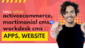 setup active ecommerce, matrimonial cms, workdesk cms webs