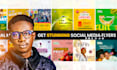 create church flyer, online, ig, zoom social media flyer