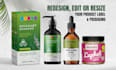 edit, resize, or redesign your product label and packaging
