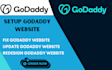 setup fix update godaddy website godaddy website redesign transfer godaddy