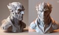 sculpt zbrush  high poly modeling and texture