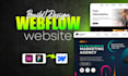 webflow developer to webflow website design or convert figma to webflow website