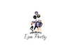 design enjoyable party mascot logo