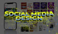 create a social media post design