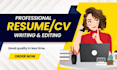 write edit and redesign your resume as expert CV maker