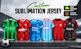 design a professional custom football jersey