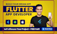 develop flutter mobile application, cross platform app developer