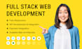 build, rebuild website development as full stack developer, mern stack developer