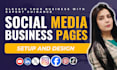 create, set up and optimize social media accounts