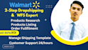 manage walmart 2step dropshipping, wfs accounts and ecommerce optimization