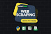 web scraping, data mining and extracting from any website