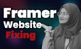 update and fix framer website, responsive design, template and SEO