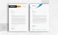 create a professional custom business letterhead design