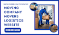 design moving company movers leads relocation transportation logistics website