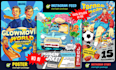 create cartoon party, event, concert poster