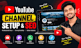 create a youtube channel with complete SEO setup