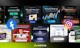design high converting static ad creatives for meta