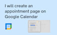create an appointment page on google calendar