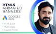 design animated GIF, HTML5 google ads banners