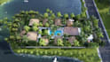 do 3d resort, villa and landscape design with photorealistic rendering