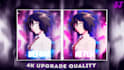 create anime music video with 4k res and lyrics lll amv lll