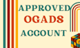 create an approved ogads account with your info