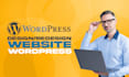 design modern and fully responsive website custom design