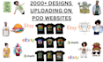 upload thousand plus designs on pod websites