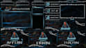 craft twitch logo, twitch overlay, kick, animated stream overlay, screens panel