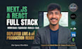 develop your nextjs react typescript full stack web app and mern project