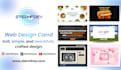 design a custom carrd website with modern layout
