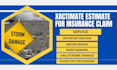 do xactimate estimate for insurance claim property damage