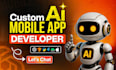 do ai mobile app development ai chatbot ai website ai saas as ai develope