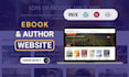 design ebook website, author website, wordpress children book website