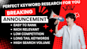 do perfect keyword research for your website