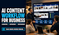 create an ai social media content system for your business