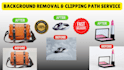 do professional background removal and clipping path