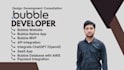 be your bubble developer, create bubble website, saas, mvp, ai or bubble io app