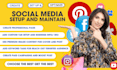 setup and maintain your social media account professionally