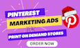promote print on demand seasonal products society6 with pinterest marketing ads
