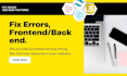 fix website issues add new features and redesign laravel website