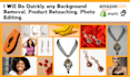 remove 100 photo or image background transparent or white
