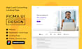 do figma website design, website UI UX, and website mockup