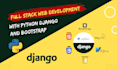 develop a professional python django web application