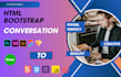 perfectly convert figma to html, xd to html, psd to html bootstrap