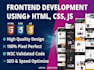 be your expert frontend web developer for HTML, CSS, js, and bootstrap