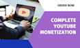 do complete youtube channel monetization