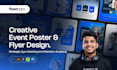 design creative event posters and business flyers