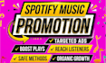 do professional spotify music promotion with targeted ads